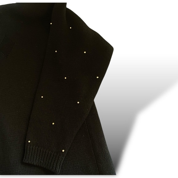 Vintage Marisa Christina Collection Sequin Sweater Cardigan Chic Festive - Picture 10 of 14